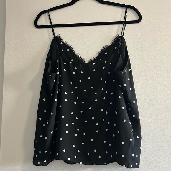 Polka Dot & Lace Tank - Picture 2 of 7